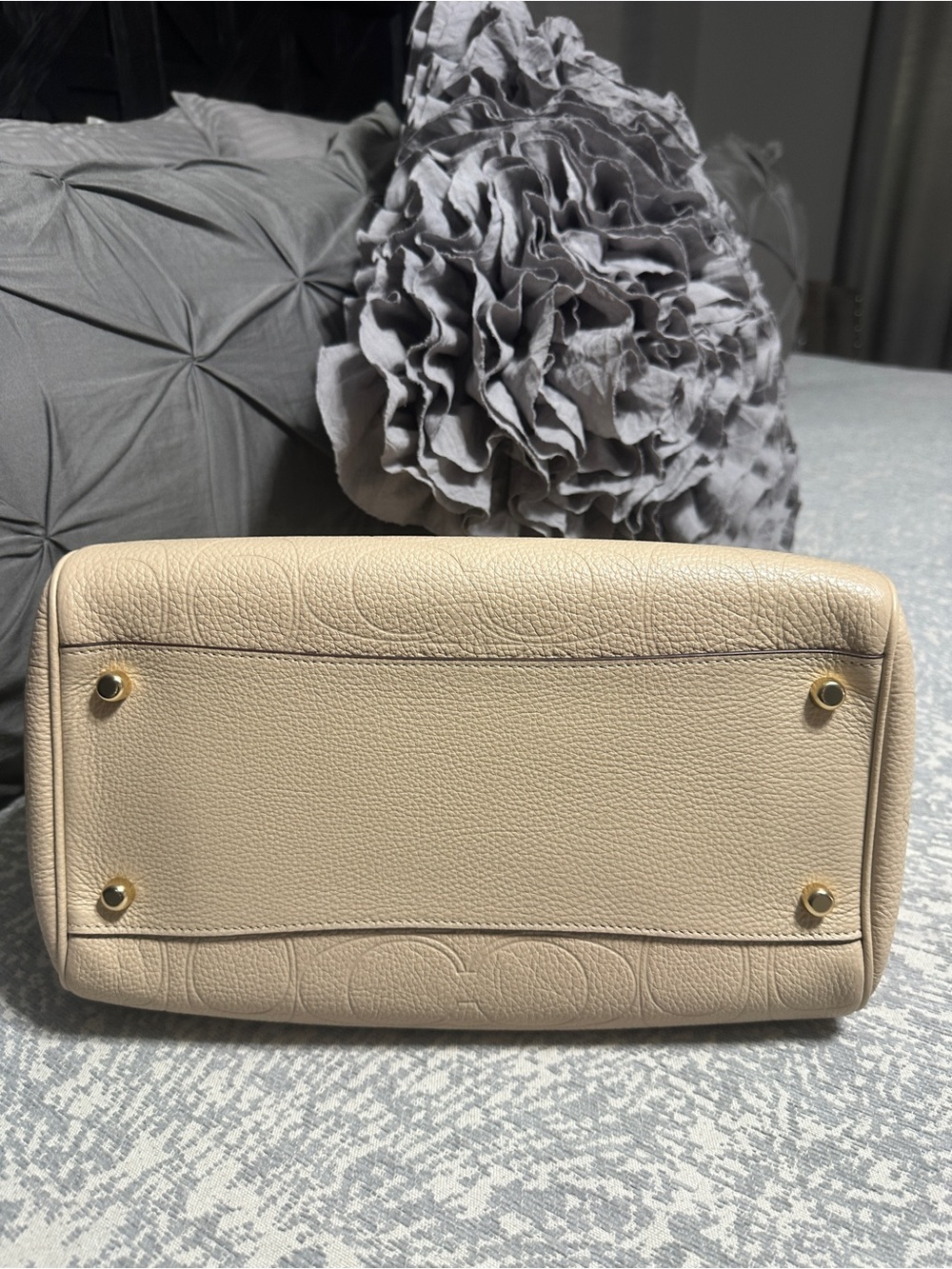 COACH Large Signature Leather Rowan - Picture 3 of 10